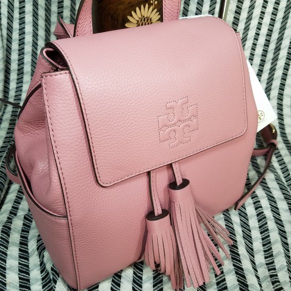 Tory Burch Pink Magnolia Thea Mini Backpack - Picture 5 of 11